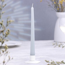 A set of antique candles, 2.3x 24.5 cm, 5 hours, 55 g, 4 pieces, gray