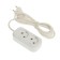 The extension cord UNIVERSAL E-202, 2 sockets, 2 m, PVS 2x0.75, 10 A