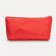 Cosmetic bag with lightning, red color