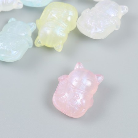 Plastic beads "Maneks-Neko-color, translucent" set of 25 grams mix 1.3x2.1x2.7 cm-1