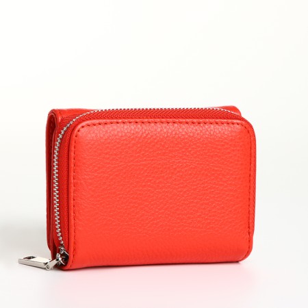 Women's wallet on magnet, redhead color-1