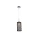 Suspended lamp with a replaceable lamp Ambrella Light, TraDitional, TR3637, E14, Color Chrome