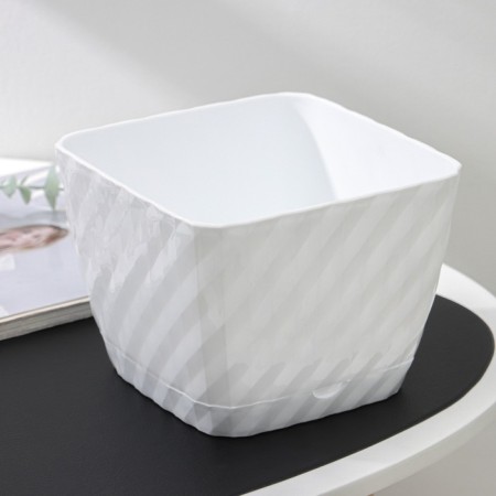 Pot with the pallet "Classic", 2 l, white color-1