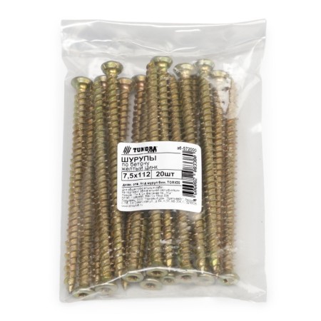 Bourup on concrete tundra Krep, 7.5x112 mm, galvanized, 20 pcs-3