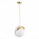 Suspension lamp ST LUCE. SL1164.313.01. Laico. 1x60 W, E27, 25x25x30 cm, brass color