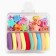 Gift set, hair gum 10 pcs, hairpin crab 10 pcs, gravity farz