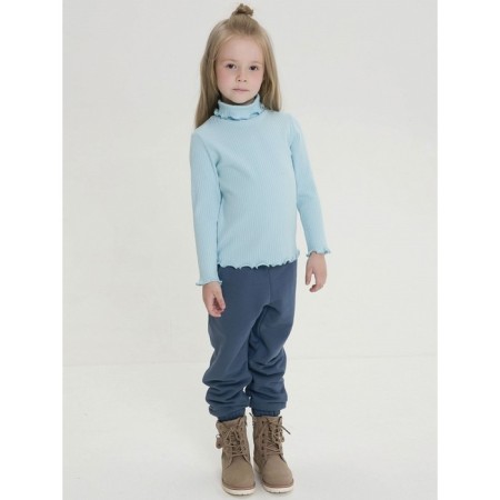 Jumper for girls, height 110 cm, blue color-3