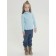 Jumper for girls, height 110 cm, blue color