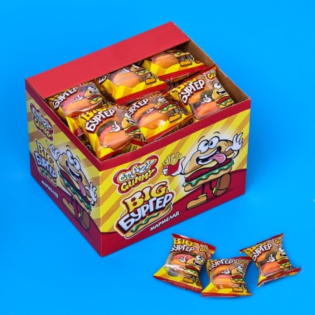 Chewing marmalade "Marmalade Burger", 18 g-3
