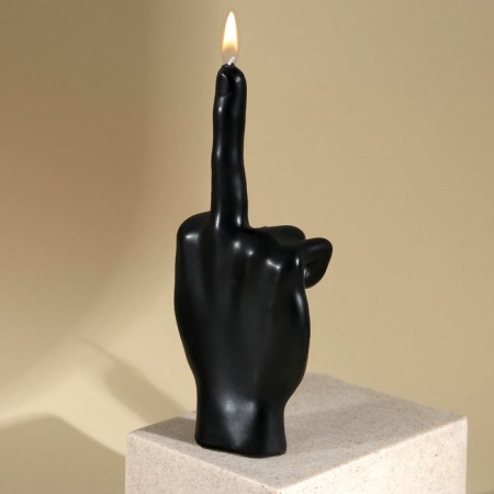 Formation candle "F*ck you", black-1