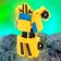 Autobot robot, transformed
