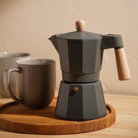 Geyser Coffee machine SL Home "Framo", 300 ml, 11 × 15.5 × 20 cm, olive color-4