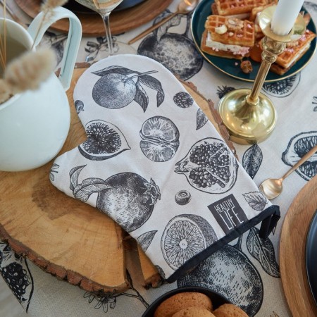 Mittens-Poskatka "Healthy Life" 20x28cm, Sarzha, 100% Cotton, Vatin 250g/M2-1