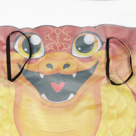 New Year! Carnival set "Cool snake", cape, mask, red color-10