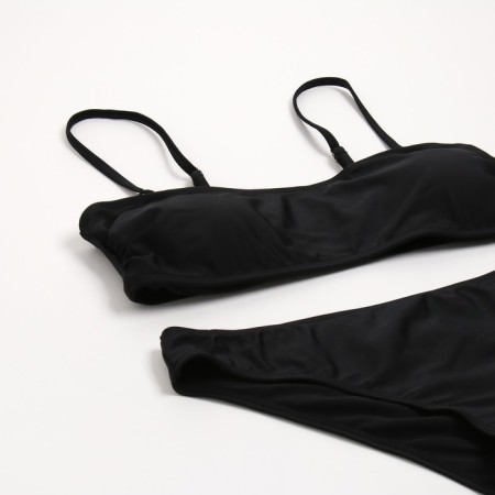 Female Separate swimsuit with tunic minku Black color, size 48-6