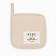 Ethel's sampling "Home", beige color, 16x16 cm, 50%HL, 50%flax