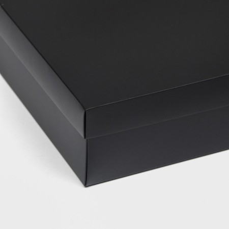 The box is folding, cover is, black, 30 x 30 x 8 cm-2