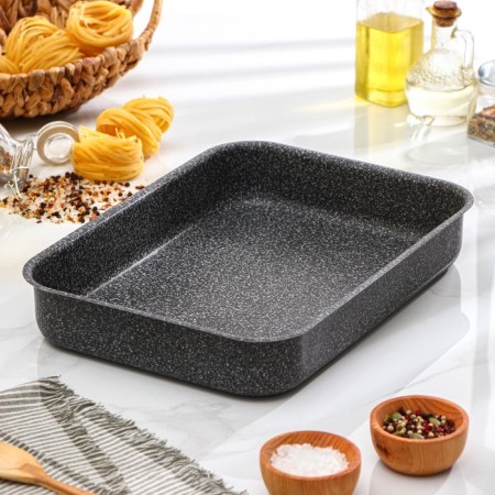 ONYX baking sheet, 27.5 × 36 × 6.2 cm, anti -stick coating, color gray color-4