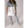 Bag Schoper One Line without lightning with lining, beige color