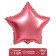 Foil ball 18 "Star", pink color