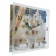 Carty clock is wall-mounted, interior "chamomiles", silent, 25 x 20 cm