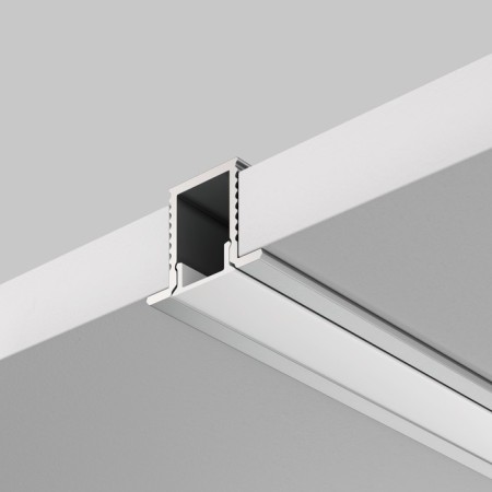 Aluminum profile built-in Led Strip Alm-1209-S-2M, 200x1.24x0.9 cm, silver color-4