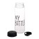 Water bottle, 500 ml, My Bottle, 19.5 x 6 cm, Czech included, black