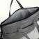 Lighting laptop bag, external pocket, gray color