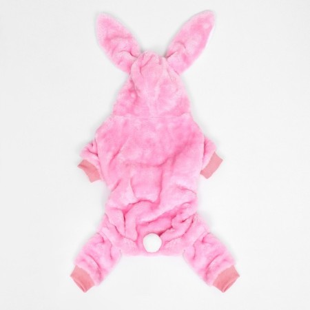 Assumes "Bunny" with a hood, size M (DS 30 cm, og 40 cm, Osh 30 cm), pink-8
