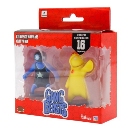 Set of figures Gang Beasts, with a wrestler in a suit, 2 pcs-2