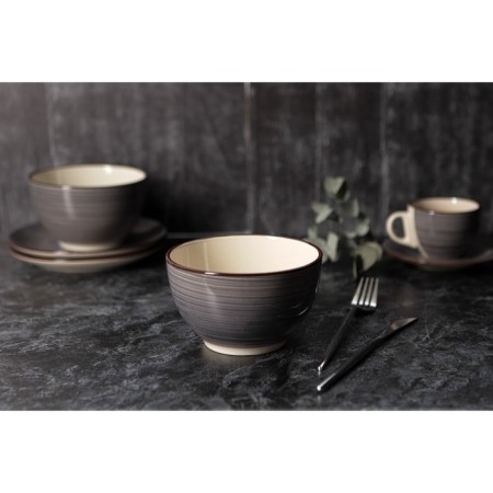 Basilnik ceramic shade "Sea World", 800 ml, d = 14 cm, brown color-4
