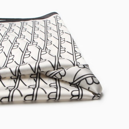 Women's scarf minku 70*70 cm, milk-1