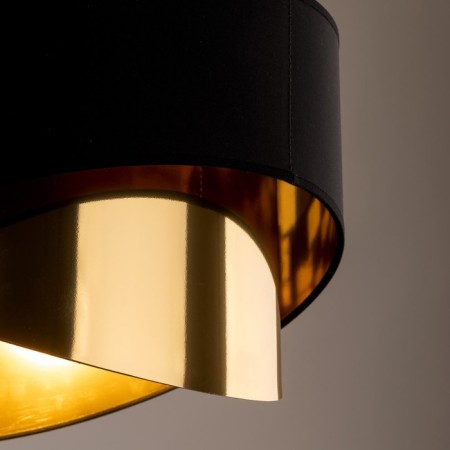 Suspended lamp TK Lighting Grant Black 4823, E27, 1x40W, 380x380 mm, black color black-2
