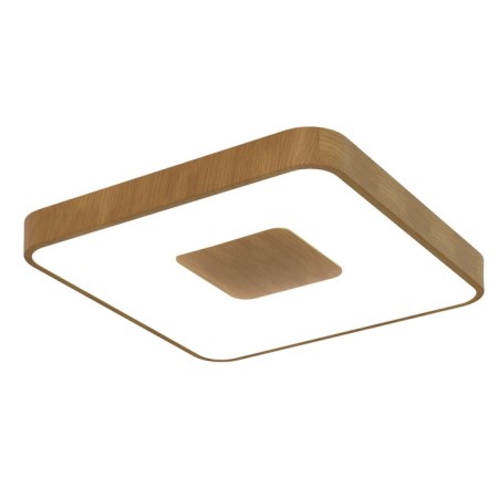 Ceiling light Mantra Coin, Led, 3900lm, 2700-5000k, 440x440x70 mm, color wood