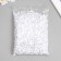 Decor for creativity "Half of the pearl" White set 500 g 1x1x0.5 cm