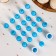Set of pastry nozzles, D = 2.5 cm, 21 pcs, adapter 3 cm, color mix