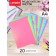 A4 sheets division (245 x 305 mm), color, alphabetical A-I, 20 sheets, "Devente. Pastel" polypropylene 140 microns, individual packaging
