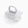 Outlet. Bant for hair on elastic band, white, 2 pieces, 7 cm, Minnie Mouse