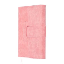 Leduced Diary A5, 160 sheets, Devente.Jesse, firm cover of artificial suede with foam, lies, cream block 70 g/m2, pink