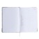 Leduced Diary A5, 160 sheets, Devente.elizabeth, solid cover of artificial leather with foam rubber, color cut, a, clock 70 g/m2, gray