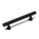 Cappio pk104 bracket handle, m/o 96 mm, d = 12 mm, plastic, black color