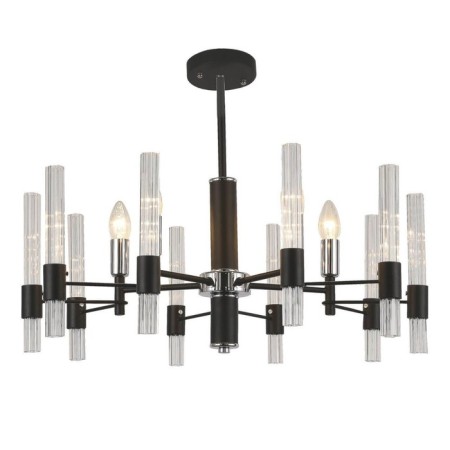 Supreme chandelier, 5x40W E14, black color-1