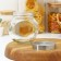 Glass Bank for bulk products of the Metallic share, 700 ml, 12 × 13 × 8.5 cm