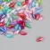 Beads for creativity Plastic "Rhombus Crystal Holography" set 20 grams mix 0.6x0.6x1.2 cm