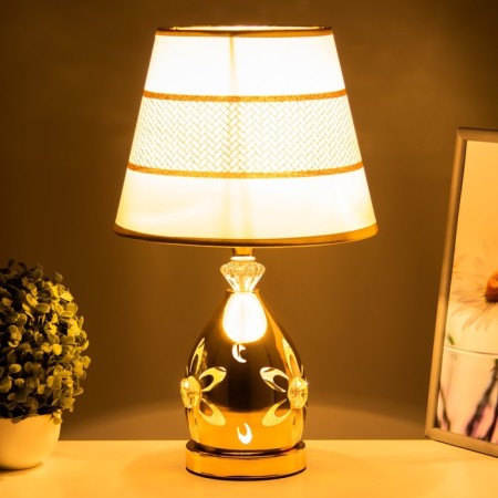 Blanche table lamp E27 40W gold 25x25x43 cm Risalux-2