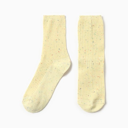 Women's socks kaftan "speck" size 36-39 (23-25 ​​cm), yellow-1