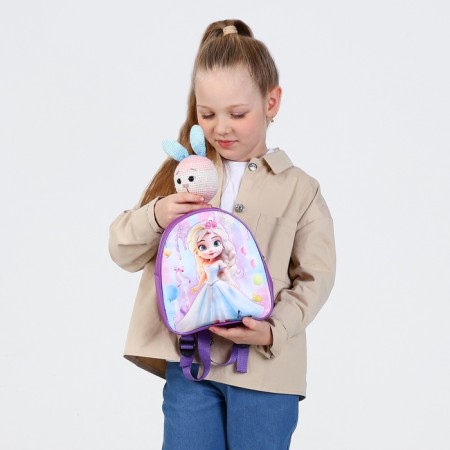 Baby backpack on lightning, "chosen", lilac color-6