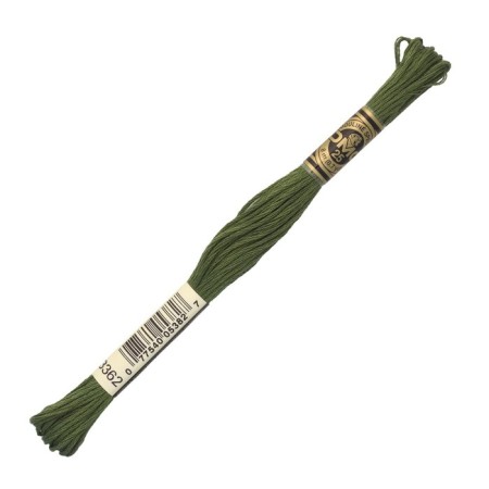 The threads of the DMC 117 (3362), 12 pcs. packaged