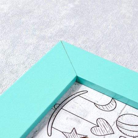 Photo frame MDF "Happy moments" in 10 photos 61x52 cm.-3