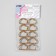 Half rings for bags, d = 20 mm, thickness - 3 mm, 10 pcs, gold color